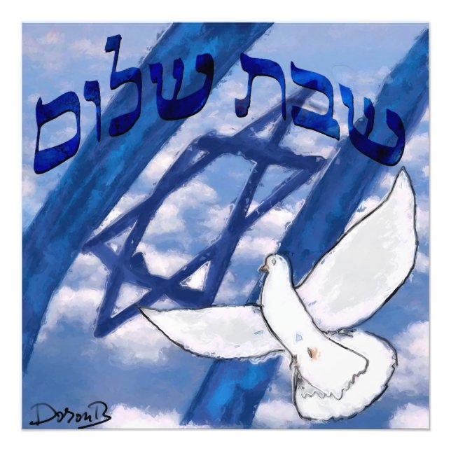 Colombe bleue fototryck (Framsidan)