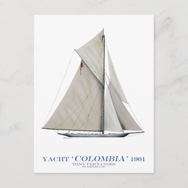 Colombia 1901 vykort (Framsida)