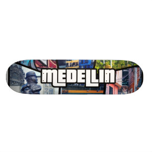 Colombia Antioquia Medellin Mini Skateboard Bräda 18,5 Cm