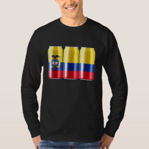 Colombia Beer Flagga i A can - Patriotic Beer kan T Shirt