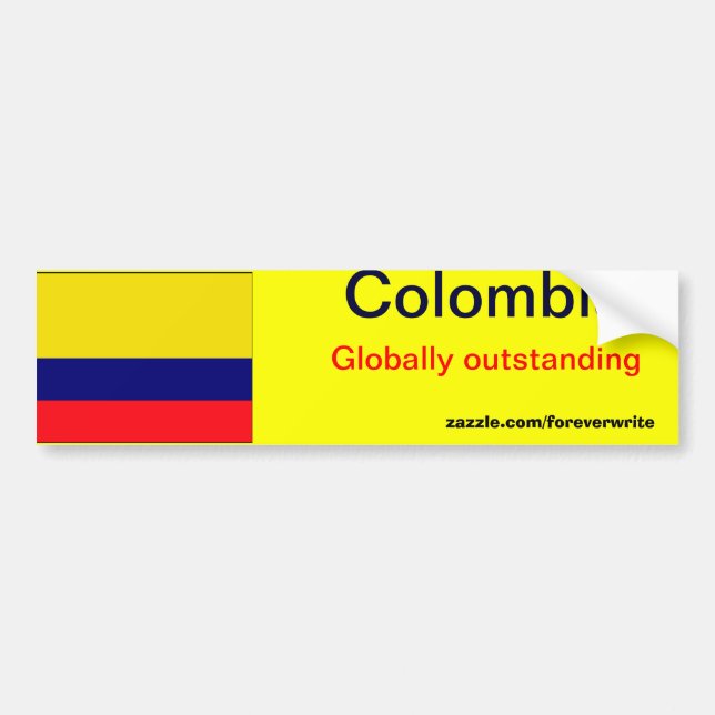 Colombia Bildekal (Framsidan)