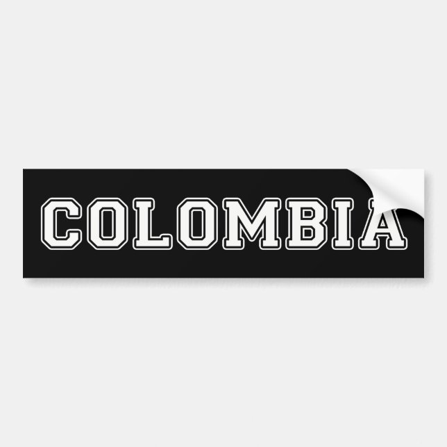 Colombia Bildekal (Framsidan)