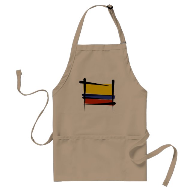 Colombia borstar flagga förkläde (Framsidan)