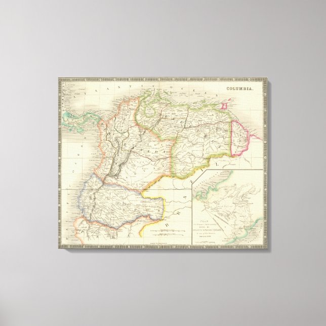 Colombia Canvastryck (Framsida)