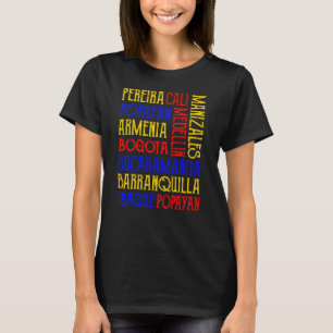 Colombia City Namn T Shirt