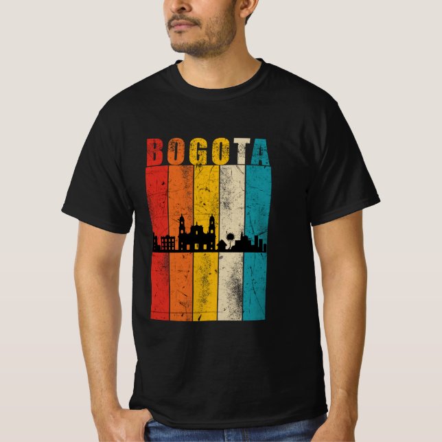 Colombia, Colombia, Colombia, Colombia, Bogota T Shirt (Framsida)