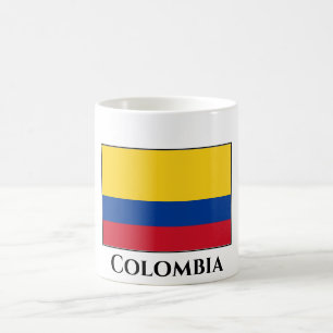 Colombia (Colombia), Flagga Kaffemugg