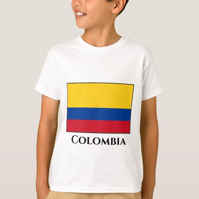 Colombia (Colombia), Flagga T Shirt (Framsida)