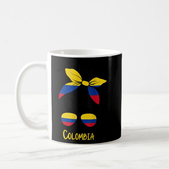 Colombia colombia Girl Mujer colombia Kaffemugg (Vänster)