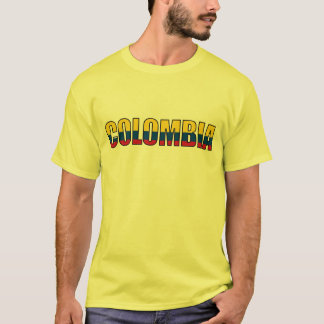 Colombia colombiansk flagga tee