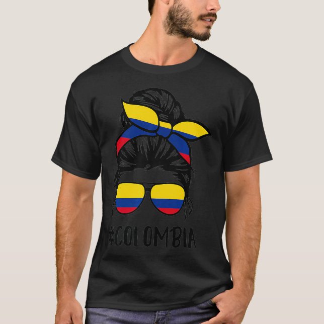 Colombia colombianska Flagga Pride färg Women Mess T Shirt (Framsida)