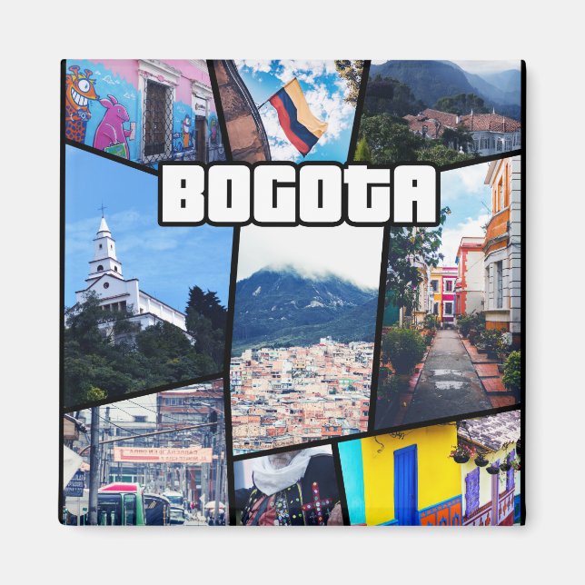 Colombia Cundinamarca Bogota Magnet (Framsidan)