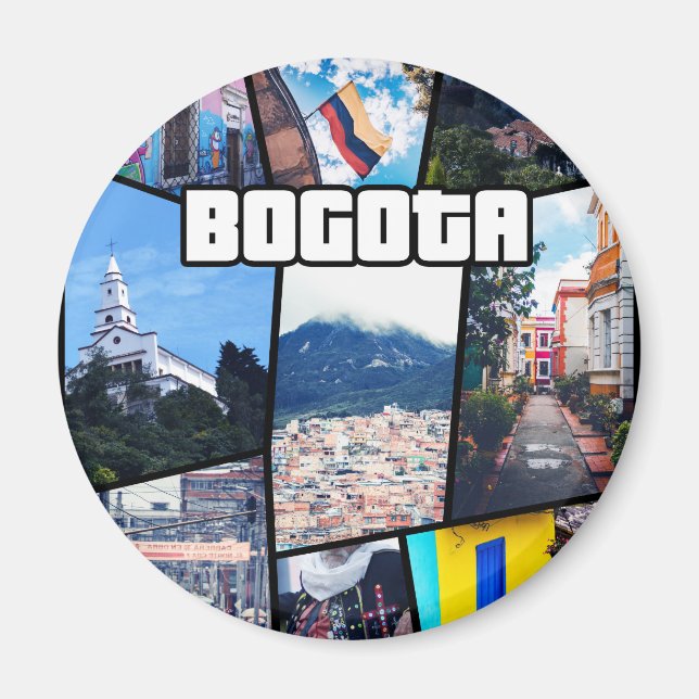 Colombia Cundinamarca Bogota Magnet (Framsidan)