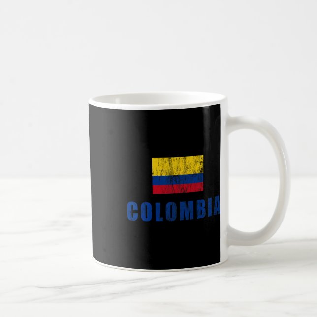 Colombia Design Colombianskt Kläder Outfit Liten  Kaffemugg (Höger)