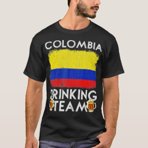Colombia Drinking Team Design Colombian Drinking T Shirt
