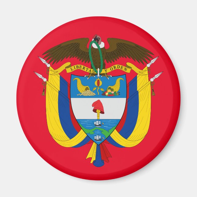 colombia emblem magnet (Framsidan)