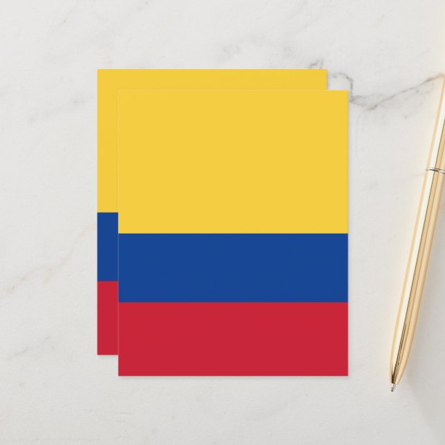 Colombia flagga (Fram/Back In Situ)