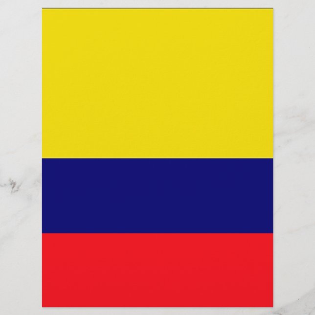Colombia flagga (Framsida)
