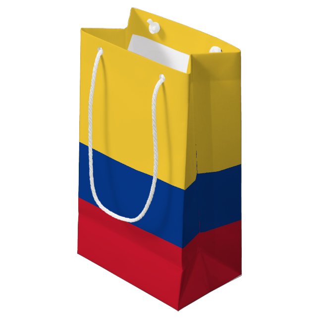 Colombia flagga (Framsidan Vinklad)