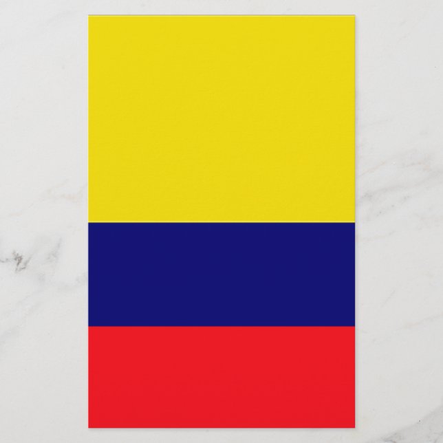 Colombia flagga (Framsida)