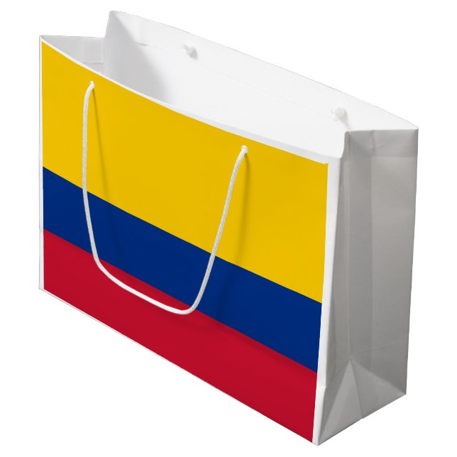 Colombia Flagga (Framsidan Vinklad)