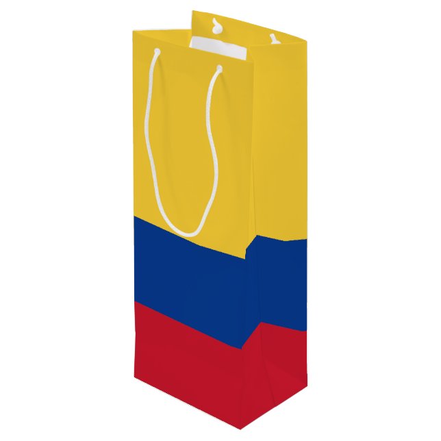 Colombia flagga (Baksidan Vinklad)