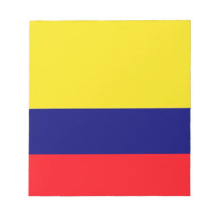 Colombia flagga anteckningsblock