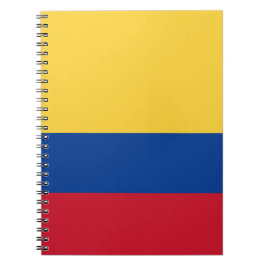 Colombia flagga anteckningsbok