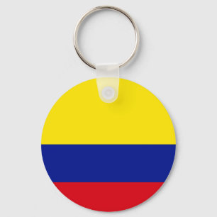 COLOMBIA: Flagga av den colombianska nyckelkedjan Nyckelring