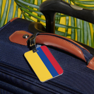 Colombia flagga bagagebricka