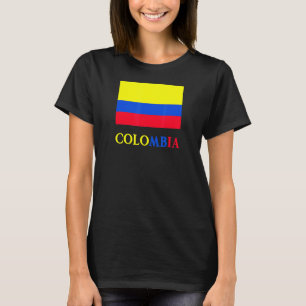 Colombia Flagga Bandera Colombia ana Land colombia T Shirt
