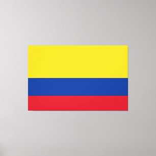 Colombia flagga - Bandera De Colombia Canvastryck
