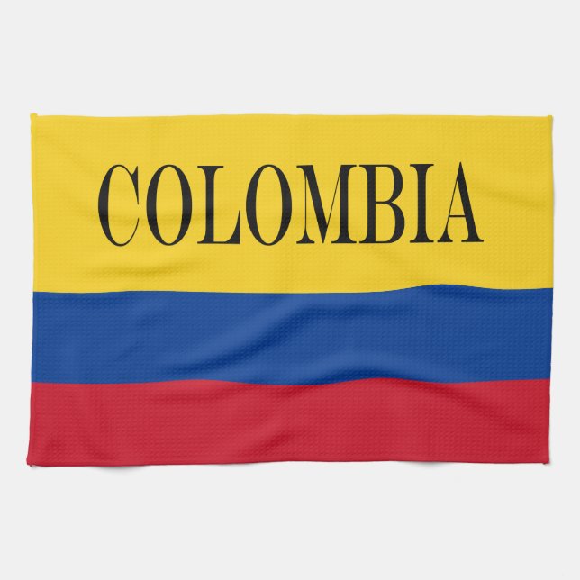Colombia flagga - Bandera De Colombia Kökshandduk (Horisontell)