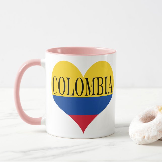 Colombia flagga - Bandera De Colombia Mugg (Med munk)