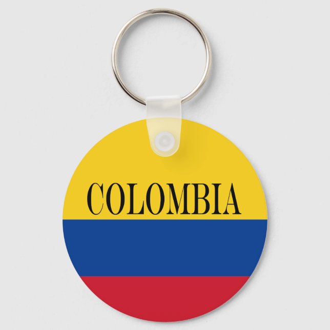 Colombia flagga - Bandera De Colombia Nyckelring (Framsida)