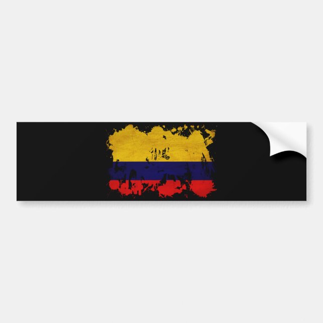 Colombia flagga bildekal (Framsidan)