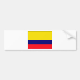 Colombia flagga bildekal