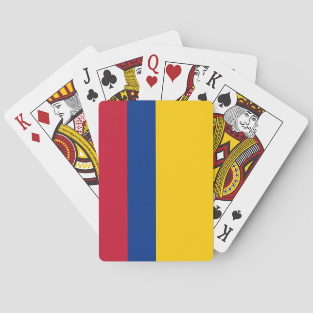 Colombia Flagga Casinokort (Baksidan)