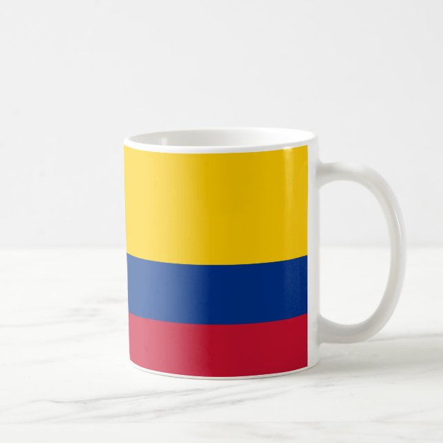 Colombia Flagga Ceramic Mugg (Höger)