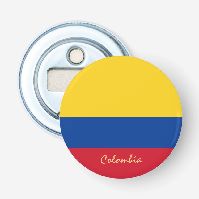 Colombia Flagga & Colombia party /idrottskategori Flasköppnare (Framsidan)
