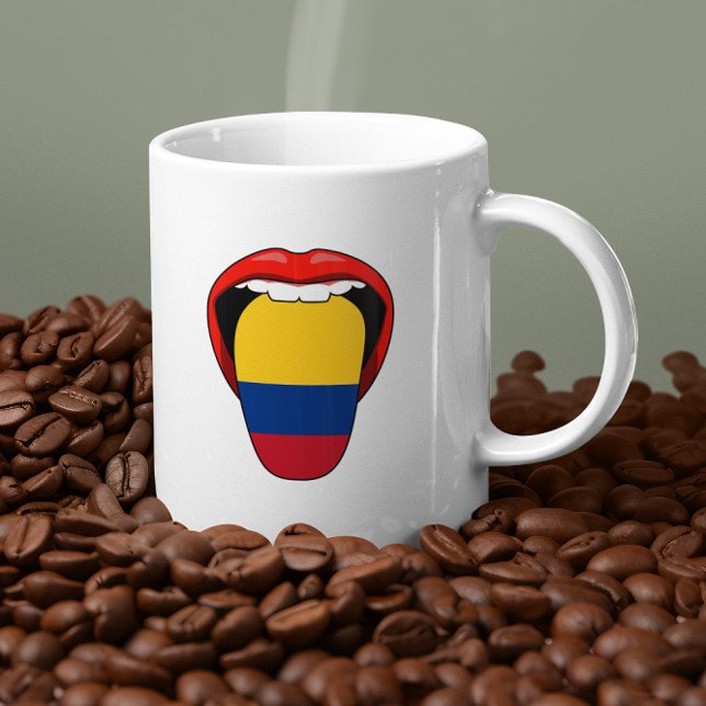 Colombia Flagga Colombia Tunga Mugg (colombian coffee mug)
