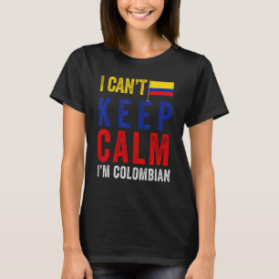 Colombia Flagga colombianska Pridet Bandera Kärlek T Shirt