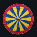 Colombia Flagga Colorful Patriotic Dart Board Darttavla<br><div class="desc">Colombias Flagga Colorful Patriotic Dart Board i färg i Colombia-flagga. Dartboard är täckt av de tjugo segment som omges av den cirkelformade konturen, som alla är målade i flagga i färg. Den nationella flagga lilla representation är mycket underligt integrerad i styrelsens mitten. Utformningen kompletteras med texten "Colombia" på ritytans grund....</div>