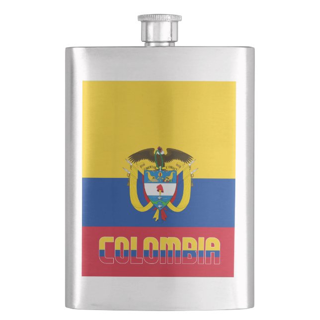 Colombia Flagga Elegant Patriotic Fickplunta (Framsidan)