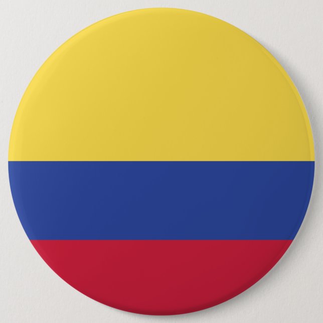 Colombia Flagga Emblem Knapp (Framsida)