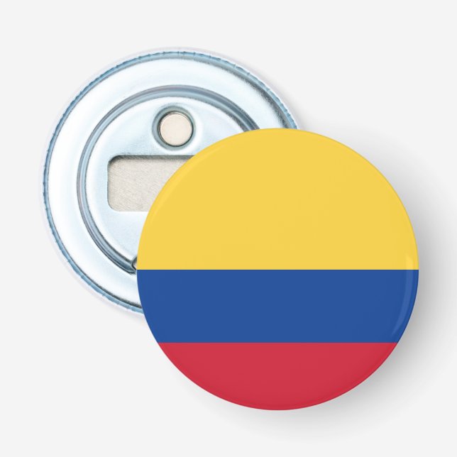 Colombia flagga flasköppnare (Framsidan)
