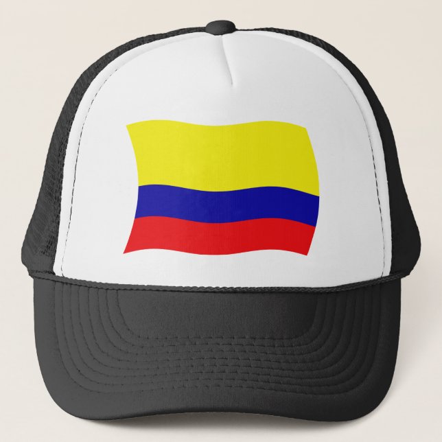 Colombia Flagga Hat Keps (Framsida)