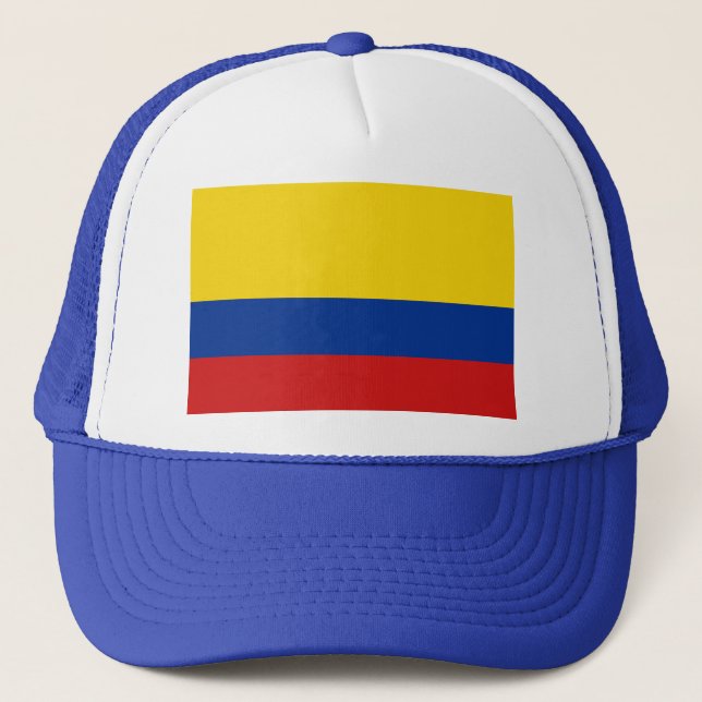 Colombia Flagga Hat Truckerkeps (Framsida)