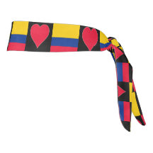 Colombia Flagga Heart Kärlek colombianska Pridet M