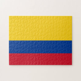 Colombia Flagga Jigszawa Puzzle Pussel